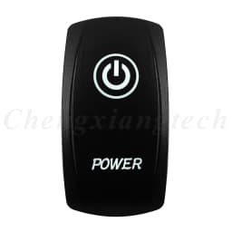 Marine 12V 24V White Led On Off Rocker Switch 5Pin SPST Momentary Switch DPDT ON OFF ON 3-Way for Car Boat Carling 4X4 Narva