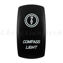 Marine 12V 24V White Led On Off Rocker Switch 5Pin SPST Momentary Switch DPDT ON OFF ON 3-Way for Car Boat Carling 4X4 Narva