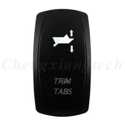 Marine 12V 24V White Led On Off Rocker Switch 5Pin SPST Momentary Switch DPDT ON OFF ON 3-Way for Car Boat Carling 4X4 Narva