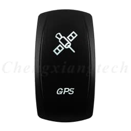Marine 12V 24V White Led On Off Rocker Switch 5Pin SPST Momentary Switch DPDT ON OFF ON 3-Way for Car Boat Carling 4X4 Narva