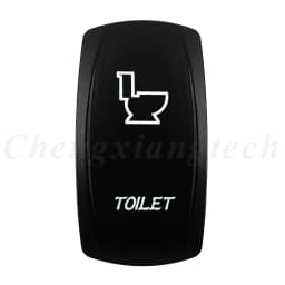 Marine 12V 24V White Led On Off Rocker Switch 5Pin SPST Momentary Switch DPDT ON OFF ON 3-Way for Car Boat Carling 4X4 Narva