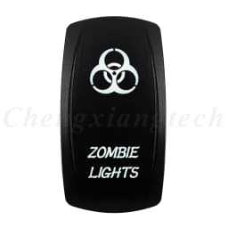 Marine 12V 24V White Led On Off Rocker Switch 5Pin SPST Momentary Switch DPDT ON OFF ON 3-Way for Car Boat Carling 4X4 Narva