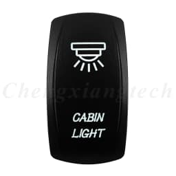 Marine 12V 24V White Led On Off Rocker Switch 5Pin SPST Momentary Switch DPDT ON OFF ON 3-Way for Car Boat Carling 4X4 Narva