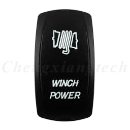 Marine 12V 24V White Led On Off Rocker Switch 5Pin SPST Momentary Switch DPDT ON OFF ON 3-Way for Car Boat Carling 4X4 Narva