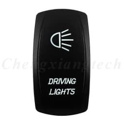 Marine 12V 24V White Led On Off Rocker Switch 5Pin SPST Momentary Switch DPDT ON OFF ON 3-Way for Car Boat Carling 4X4 Narva