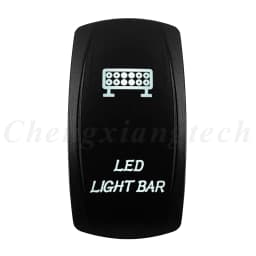 Marine 12V 24V White Led On Off Rocker Switch 5Pin SPST Momentary Switch DPDT ON OFF ON 3-Way for Car Boat Carling 4X4 Narva