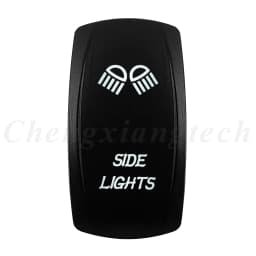 Marine 12V 24V White Led On Off Rocker Switch 5Pin SPST Momentary Switch DPDT ON OFF ON 3-Way for Car Boat Carling 4X4 Narva