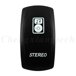 Marine 12V 24V White Led On Off Rocker Switch 5Pin SPST Momentary Switch DPDT ON OFF ON 3-Way for Car Boat Carling 4X4 Narva