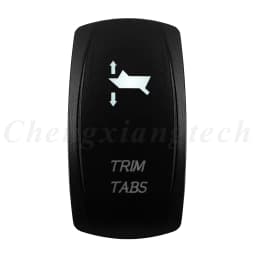 Marine 12V 24V White Led On Off Rocker Switch 5Pin SPST Momentary Switch DPDT ON OFF ON 3-Way for Car Boat Carling 4X4 Narva