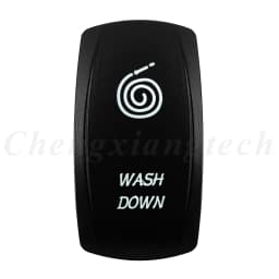 Marine 12V 24V White Led On Off Rocker Switch 5Pin SPST Momentary Switch DPDT ON OFF ON 3-Way for Car Boat Carling 4X4 Narva