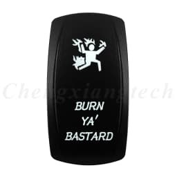 Marine 12V 24V White Led On Off Rocker Switch 5Pin SPST Momentary Switch DPDT ON OFF ON 3-Way for Car Boat Carling 4X4 Narva