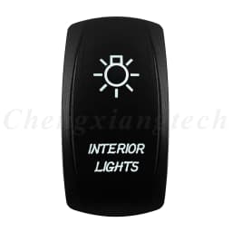 Marine 12V 24V White Led On Off Rocker Switch 5Pin SPST Momentary Switch DPDT ON OFF ON 3-Way for Car Boat Carling 4X4 Narva