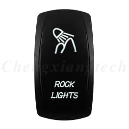 Marine 12V 24V White Led On Off Rocker Switch 5Pin SPST Momentary Switch DPDT ON OFF ON 3-Way for Car Boat Carling 4X4 Narva