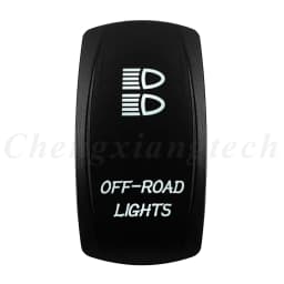 Marine 12V 24V White Led On Off Rocker Switch 5Pin SPST Momentary Switch DPDT ON OFF ON 3-Way for Car Boat Carling 4X4 Narva