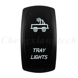 Marine 12V 24V White Led On Off Rocker Switch 5Pin SPST Momentary Switch DPDT ON OFF ON 3-Way for Car Boat Carling 4X4 Narva