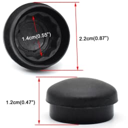 2X Car Front Windshield Wiper Arm Nut Cap Bolt Cover For VW Passat Golf Polo Jetta Tiguan Transporter Beetle Caddy Corrado Fusca