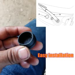2X Car Front Wiper Arm Nut Cover Cap Bolt For Kia Picanto SA Morning EuroStar Eko Taxi Naza Suria 2004 2005 2006 2007- 2010 2011