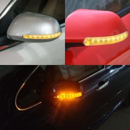12V Car Rear View Mirror Lights Turn Signal Lamps LED Strips Indicator Side Marker Lateral Off Road 4x4 Automotive Accessories