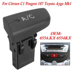 For Citroen C1 Peugeot 107 Toyota Aygo Mk1 2005-2014 New Air Conditioner Unit Control Switch 6554.KX 6554 KX 6554KX