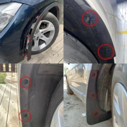 20Pcs Wheel Arch Trim Clips MudSplash Guard Fasteners Mudguard Lining Rivets For BMW X5 E53 E70 F15 F85 51717002953 51777171004