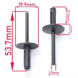 20Pcs Wheel Arch Trim Clips MudSplash Guard Fasteners Mudguard Lining Rivets For BMW X5 E53 E70 F15 F85 51717002953 51777171004