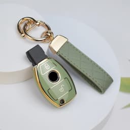Car Key Case Cover Key Bag Accessories For Mercedes Benz A B C S Class AMG GLA CLA GLC W176 W221 W204 W205 Shell Fob Keychain