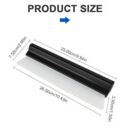 SEAMETAL Car Flexible Soft Silicone Water Wiper Car Window Cleaning Glass Scraper Handy Squeegee Auto Blade Clean Scraping Tools