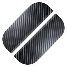2Pcs Car Rearview Mirror Rain Cover Carbon Fiber Side Mirror Protector Waterproof Shield Rain Eyebrow Universal Auto Accessories