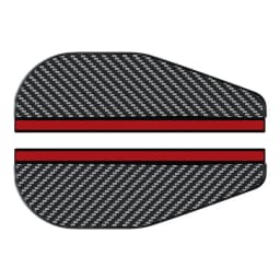 2Pcs Car Rearview Mirror Rain Cover Carbon Fiber Side Mirror Protector Waterproof Shield Rain Eyebrow Universal Auto Accessories