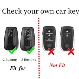 Tpu Car Key Cover for Toyota Corolla Rav4 Camry 70 Prado RAV 150 2 3 4 Buttons Key Case Holder Accessories Shell 2019 2020 2021
