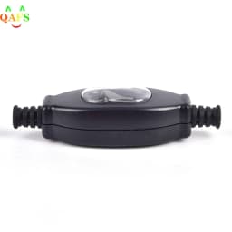 1 PCS waterproof in line switch cord switch round wire Silver contact double cut switch Dust switch 3A 250V