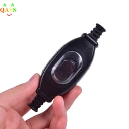 1 PCS waterproof in line switch cord switch round wire Silver contact double cut switch Dust switch 3A 250V