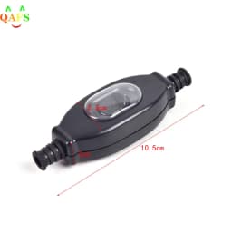 1 PCS waterproof in line switch cord switch round wire Silver contact double cut switch Dust switch 3A 250V