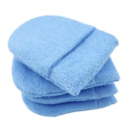 SEAMETAL 5pcs Car Polishing Wax Sponge Soft Microfiber Car Wax Applicator Mitts Foam Applicator Pad for Car Detailing Care Tool