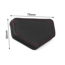 Colorful Car Seat Belt Clips Mini Magnetic Safety Belts Limiter Universal PU Leather Fixed Clip Car Accessories Interior 50x75mm