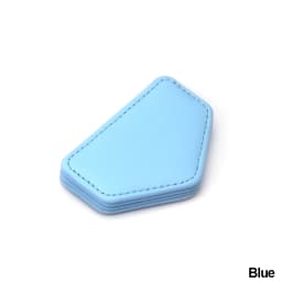 Colorful Car Seat Belt Clips Mini Magnetic Safety Belts Limiter Universal PU Leather Fixed Clip Car Accessories Interior 50x75mm
