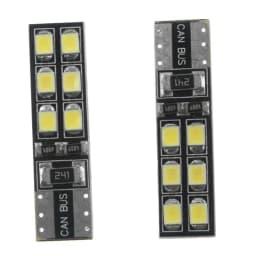 4pc LED Eyebrow Eyelid Light Bulbs T10-12SMD-2835 Error Free For LED Mercedes-Benz W204 C300 C350 Lighting Car Accessories