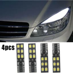 4pc LED Eyebrow Eyelid Light Bulbs T10-12SMD-2835 Error Free For LED Mercedes-Benz W204 C300 C350 Lighting Car Accessories