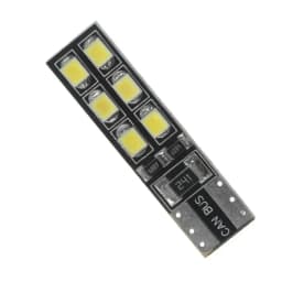 4pc LED Eyebrow Eyelid Light Bulbs T10-12SMD-2835 Error Free For LED Mercedes-Benz W204 C300 C350 Lighting Car Accessories