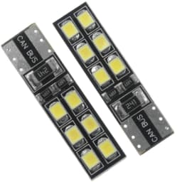 4pc LED Eyebrow Eyelid Light Bulbs T10-12SMD-2835 Error Free For LED Mercedes-Benz W204 C300 C350 Lighting Car Accessories