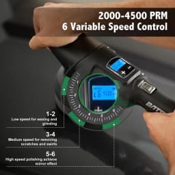Batoca S2 4.0Ah Cordless Car Polisher Set Battery Wireless Car Polishing Machine Dual Action LCD Soft Start Polisher