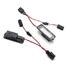 2pcs LED License Number Plate Light Lamp For VW Passat B6 CC Eos Golf 4 5 6 7 MK7 Polo Superb Seat Leon Altea Car Lamp