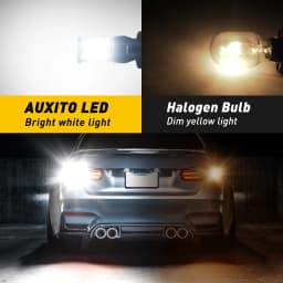 AUXITO 2Pcs Canbus T15 T16 LED Reverse Lights W16W 912 921 LED Bulb No Error Car Back Up Rear Lamp 12V 6000K White Super Bright