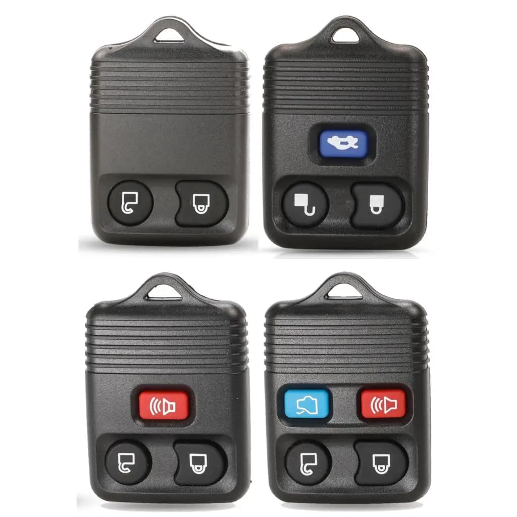 Jingyuqin 2/3/4Buttons Remote Key Shell Case Fob Cover For Ford Focus Complete Escape Mustang Explorer Lincoln Town Sport