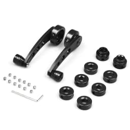 Universal Aluminum Alloy Car Manual Window Lifting Crank Handle Winder Lifter Riser Car Accessories Replacement