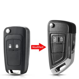 KEYYOU For Chevrolet Cruze Epica Lova Camaro Vauxhall Insignia Astra For Buick Modified 2/3/4/5 Button Remote Key Shell Case