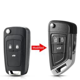 KEYYOU For Chevrolet Cruze Epica Lova Camaro Vauxhall Insignia Astra For Buick Modified 2/3/4/5 Button Remote Key Shell Case