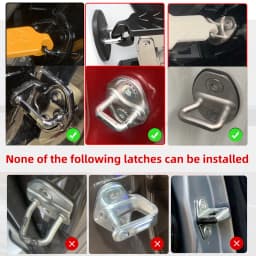 Car Door Step Foldable Universal Fit Door Hook Step StandPedal for Car Roof Access, Roof Rack Foot Step Rooftop Doorstep car suv