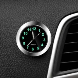 Mini Watch Car Quartz Universal Car Clock Stick-On Electronic Watch Dashboard Noctilucent Decoration For SUV Cars Accessary