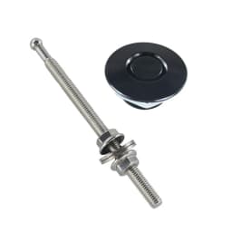 Universal 32mm/1.25" Push Button Billet Hood Pins Lock Clip Kit Engine Bonnets Lock Aluminum Car Quick Latch